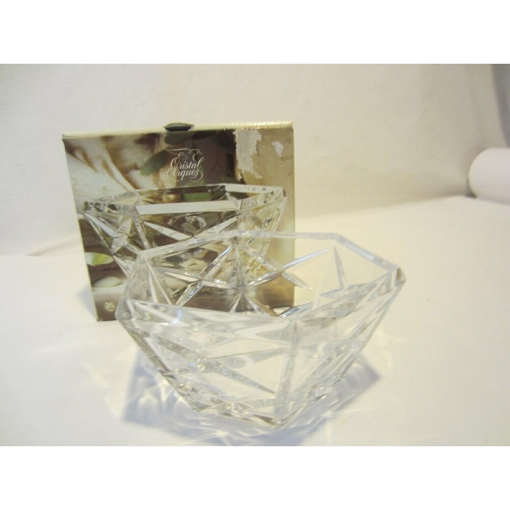 CRISTAL D ARQUES crystal 24%  lead bowl 6" in original box